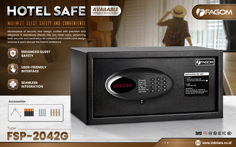 Jual Brankas Hotel Safe Fagom Berkualitas