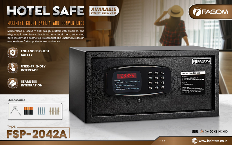 Jual Brankas Hotel Safe Fagom Berkualitas