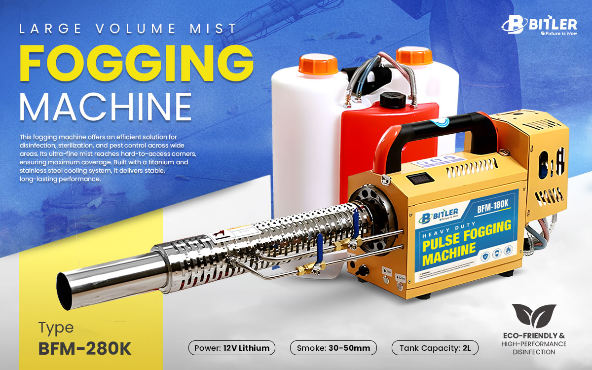 Bitler Fogging Machine – Eco-Friendly & High-Performance Disinfection