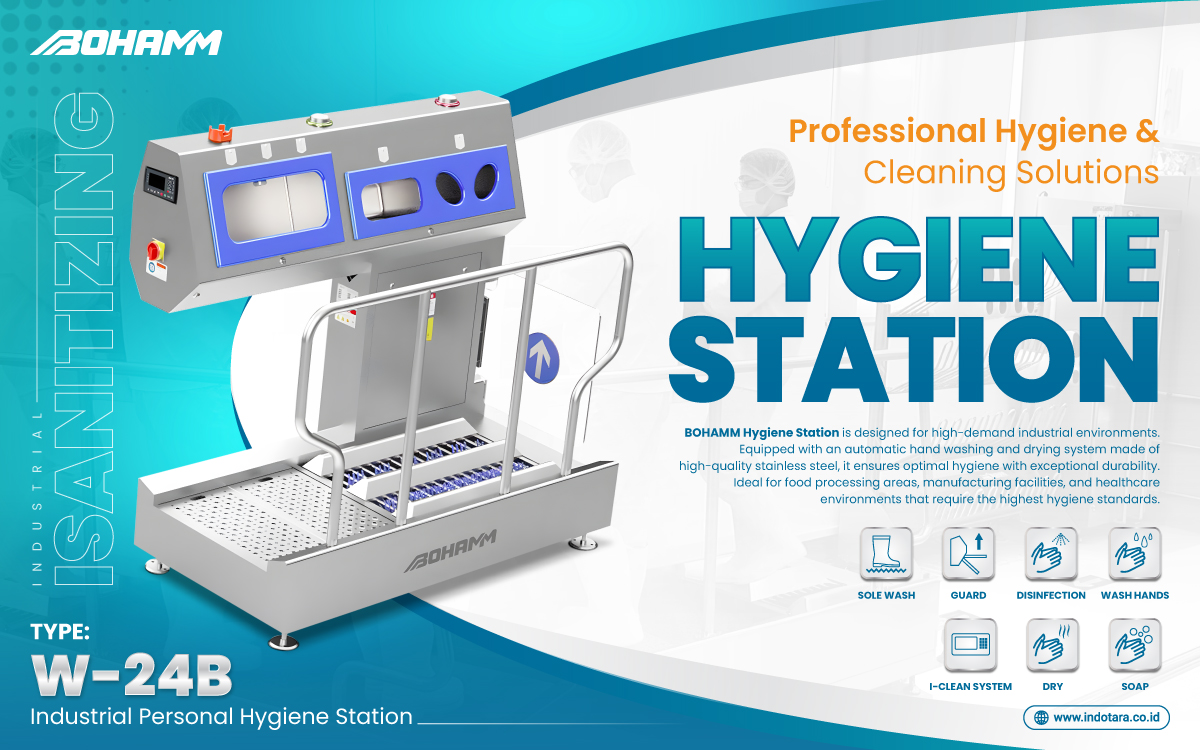 Valter Best Cleaning Machine Equipments BOHAMM - Heavy Duty Industrial Personal Hygiene Station