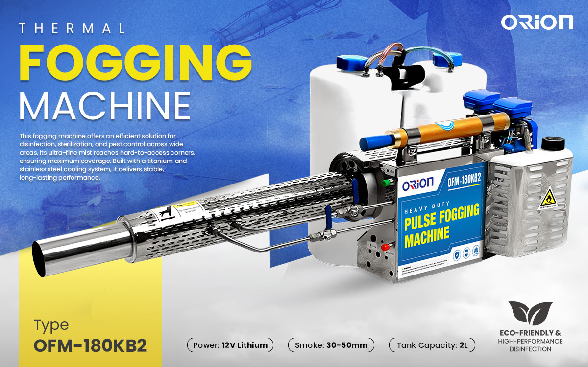 Orion Fogging Machine – Eco-Friendly & High-Performance Disinfection
