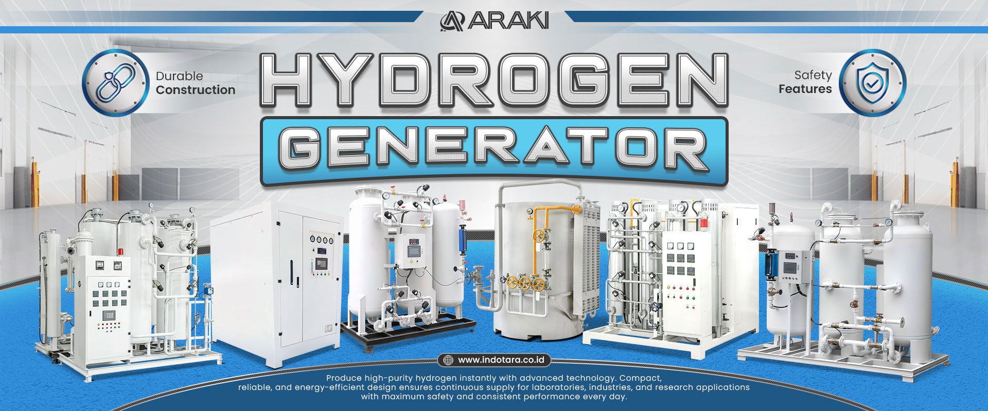 ARAKI Heavy Duty Hydrogen Generator