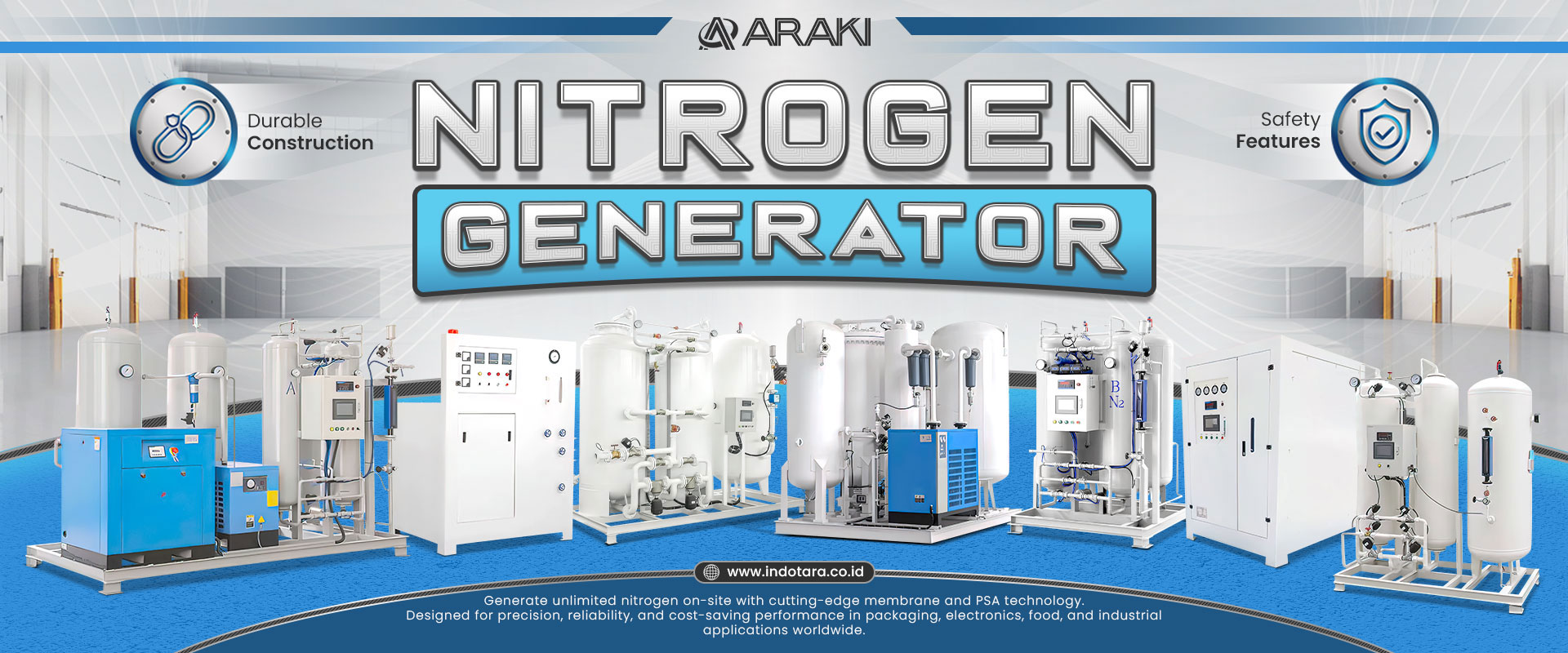 ARAKI Heavy Duty Nitrogen Generator