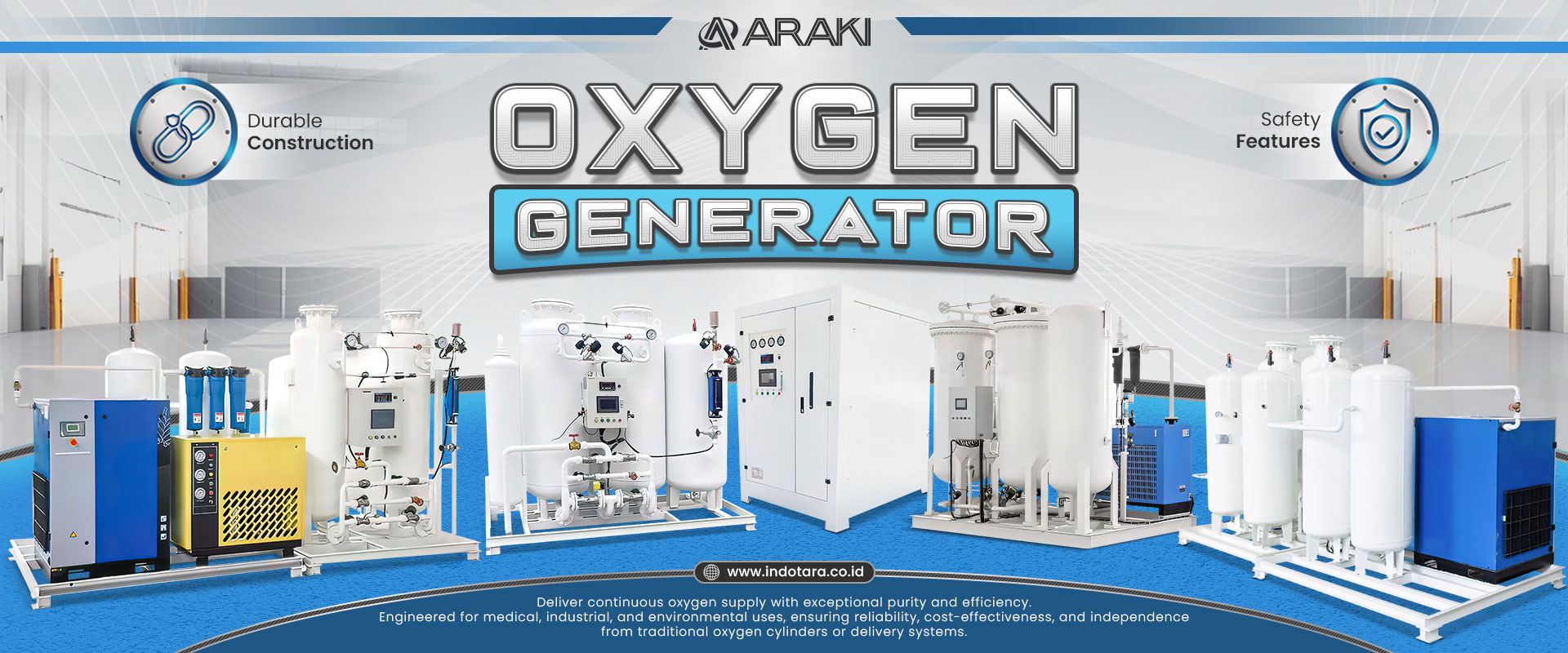 ARAKI Heavy Duty Oxygen Generator