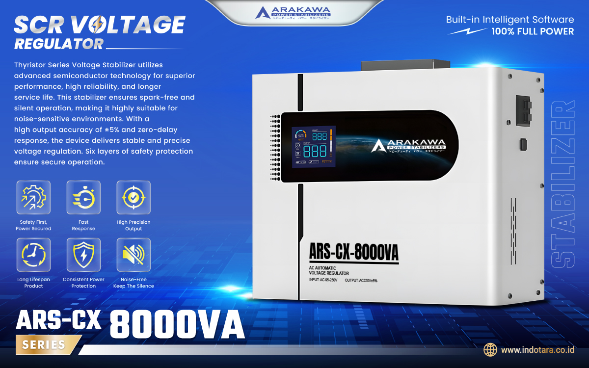 Jual Stabilizer SCR Voltage Regulator 1 Phase