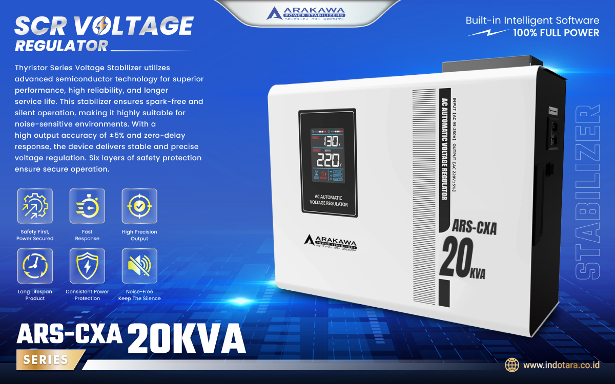 Jual Stabilizer SCR Voltage Regulator 1 Phase