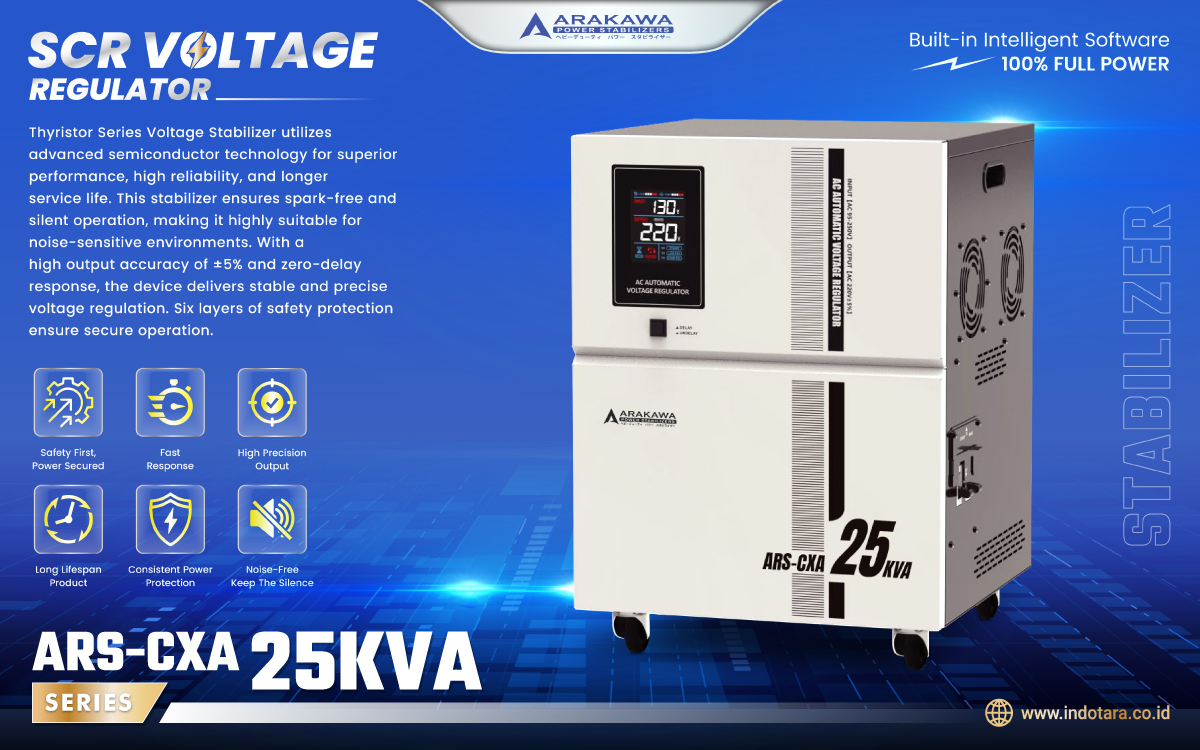 Jual Stabilizer SCR Voltage Regulator 1 Phase