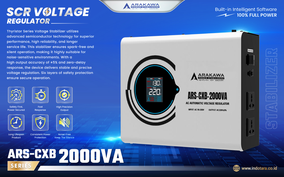 Jual Stabilizer SCR Voltage Regulator 1 Phase