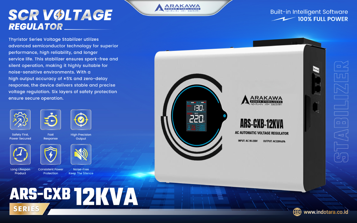 Jual Stabilizer SCR Voltage Regulator 1 Phase