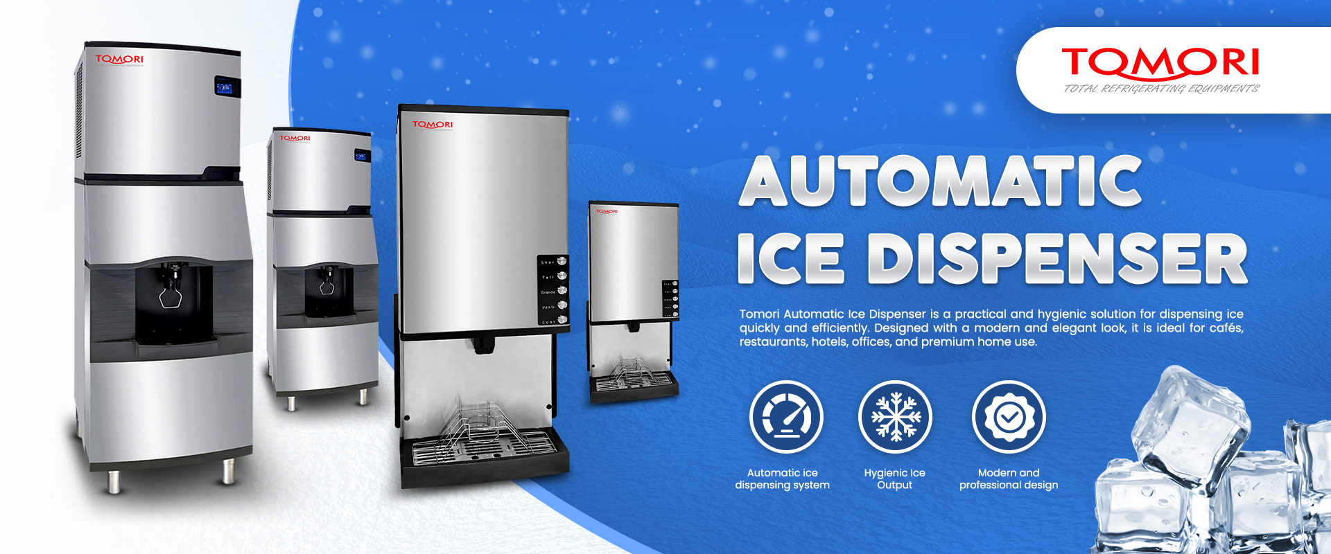 Jual Tomori Automatic Ice Dispenser Berkualitas