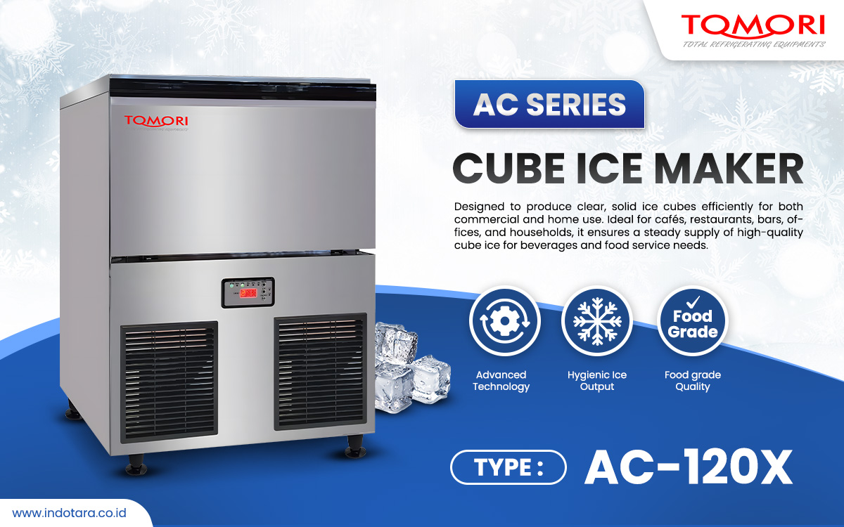 Tomori Cube Ice Machine Banner