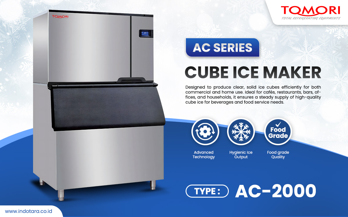 Tomori Cube Ice Machine Banner
