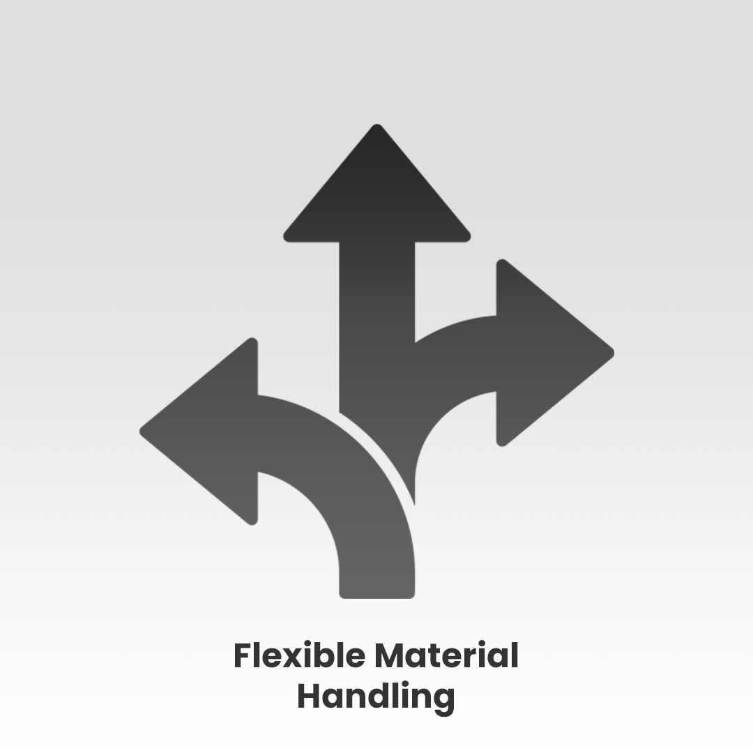Features-Flexible Material Handling