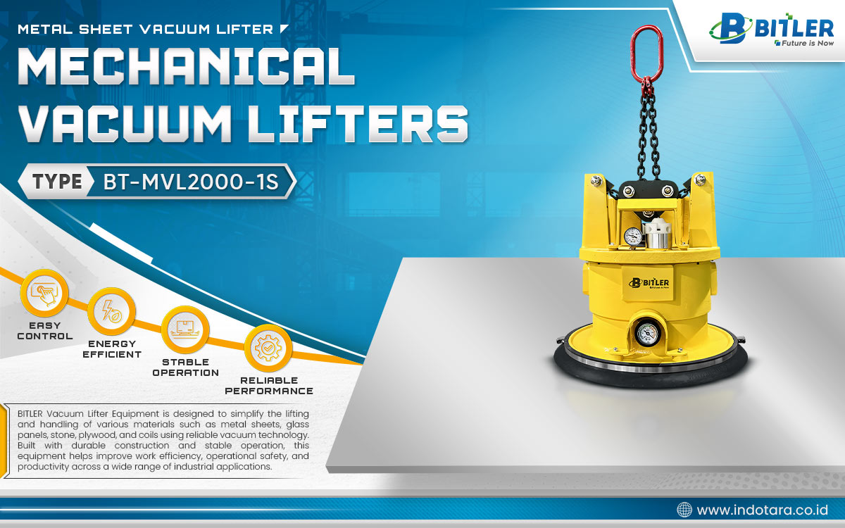 Jual Bitler Vacuum Lifter Equipment Metal Sheet Berkualitas