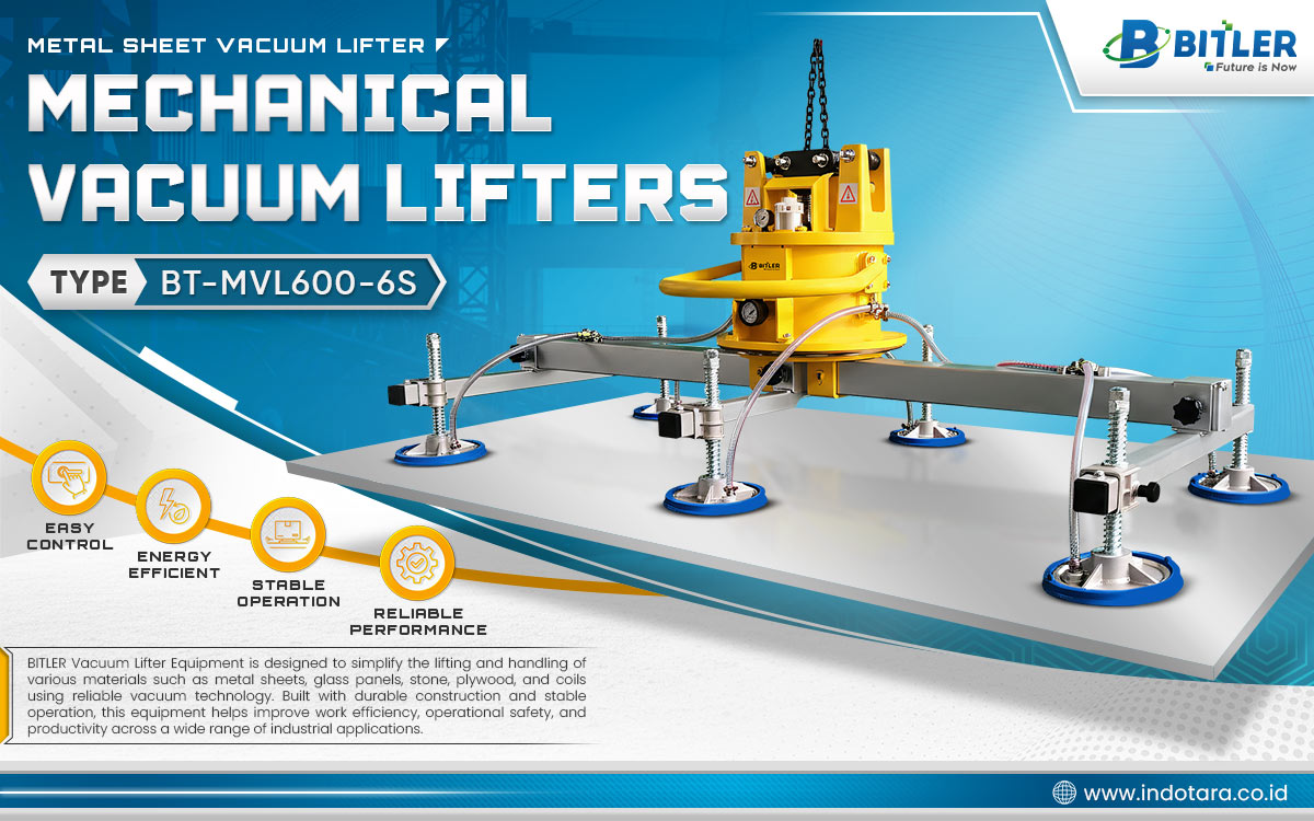 Jual Bitler Vacuum Lifter Equipment Metal Sheet Berkualitas