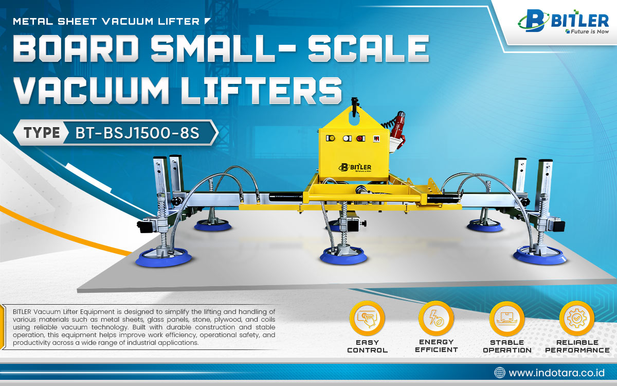 Jual Bitler Vacuum Lifter Equipment Metal Sheet Berkualitas