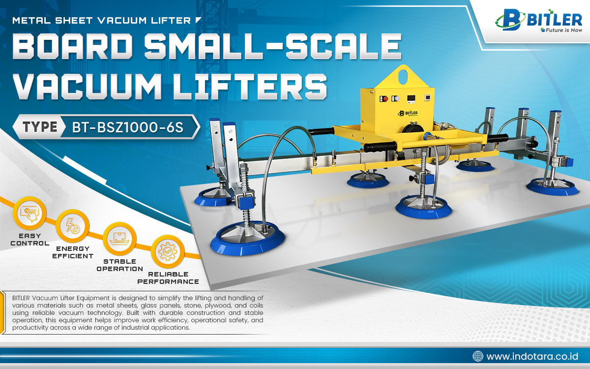 Jual Bitler Vacuum Lifter Equipment Metal Sheet Berkualitas