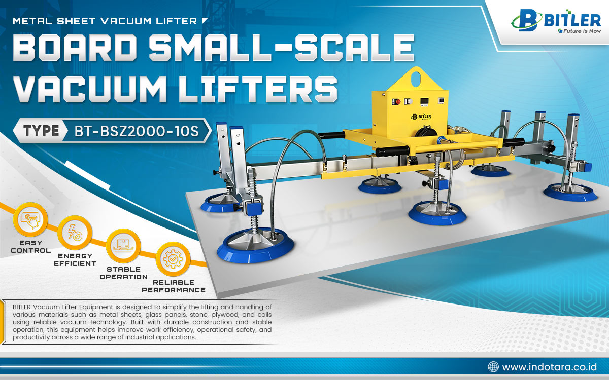 Jual Bitler Vacuum Lifter Equipment Metal Sheet Berkualitas