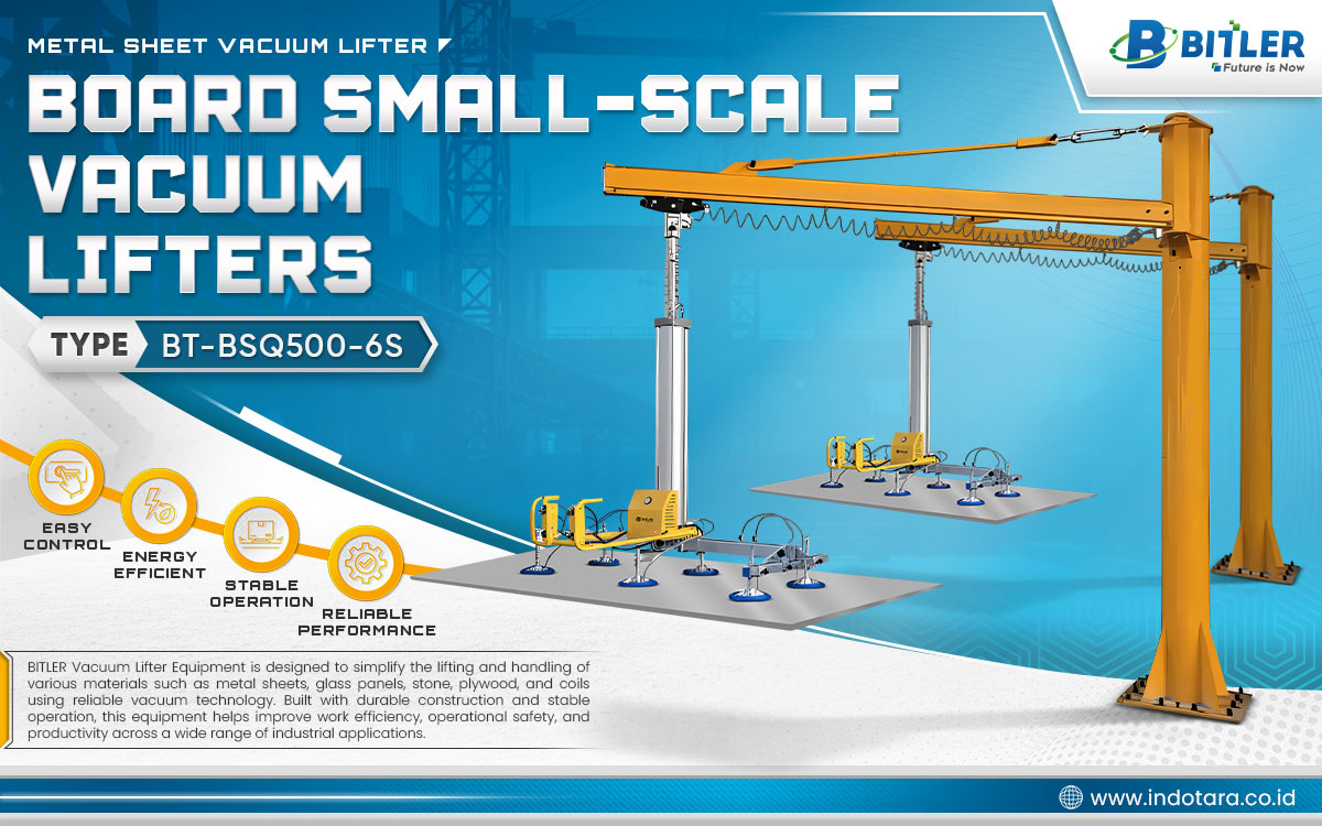 Jual Bitler Vacuum Lifter Equipment Metal Sheet Berkualitas
