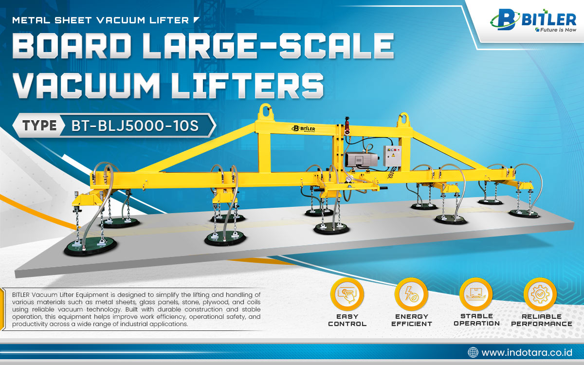 Jual Bitler Vacuum Lifter Equipment Metal Sheet Berkualitas
