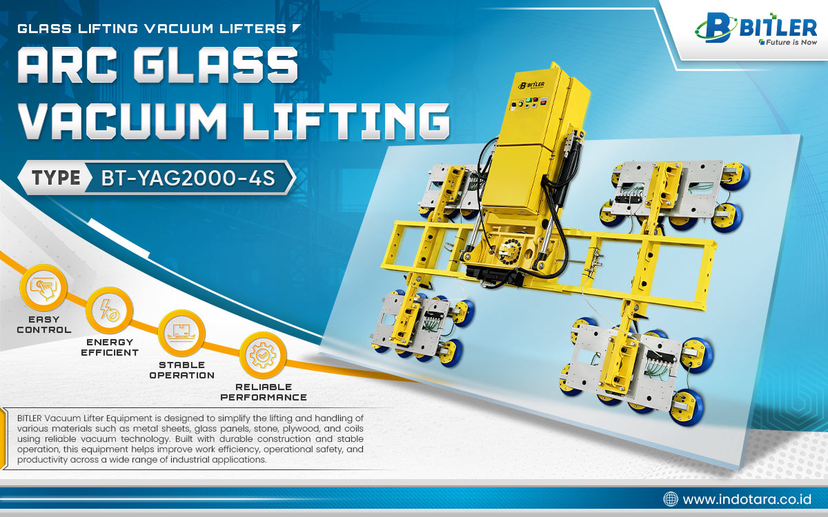Jual Bitler Vacuum Lifter Equipment Glass Lifting Berkualitas