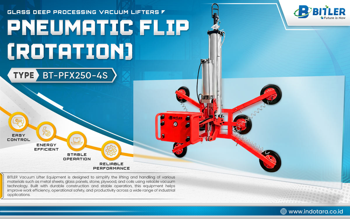 Jual Bitler Vacuum Lifter Equipment Glass Deep Processing Berkualitas