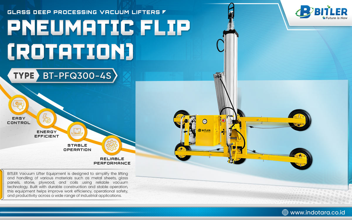 Jual Bitler Vacuum Lifter Equipment Glass Deep Processing Berkualitas