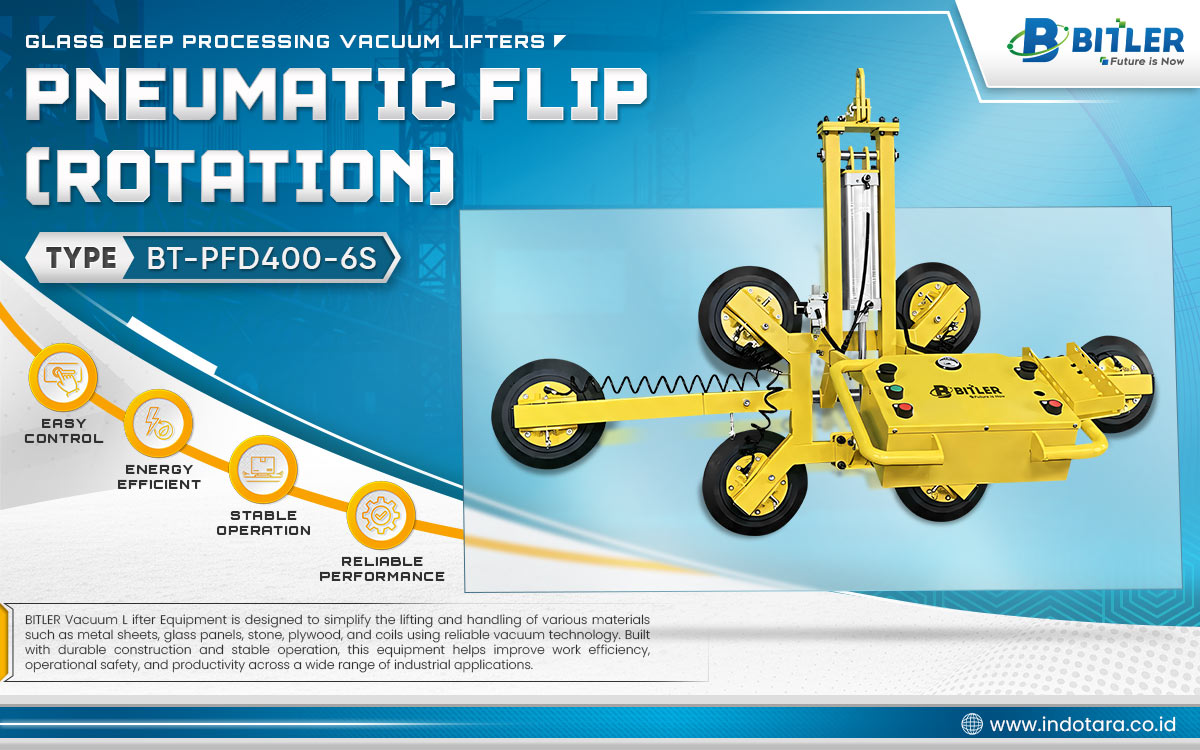 Jual Bitler Vacuum Lifter Equipment Glass Deep Processing Berkualitas