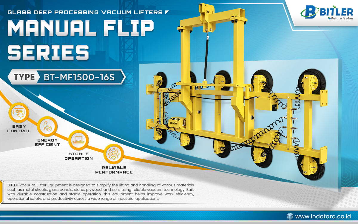 Jual Bitler Vacuum Lifter Equipment Glass Deep Processing Berkualitas