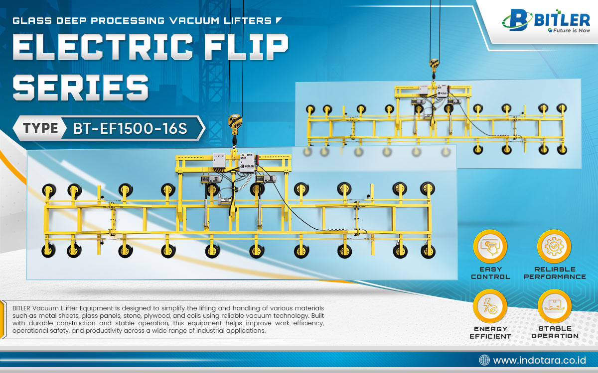 Jual Bitler Vacuum Lifter Equipment Glass Deep Processing Berkualitas
