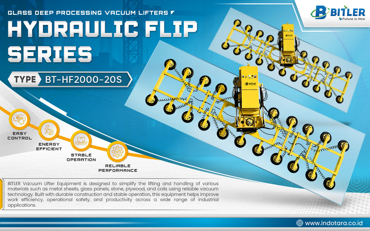 Jual Bitler Vacuum Lifter Equipment Glass Deep Processing Berkualitas