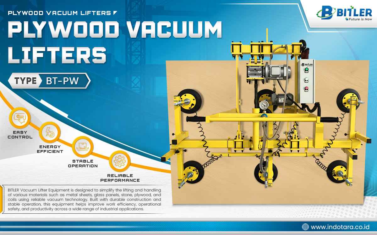 Jual Bitler Vacuum Lifter Equipment Glass Deep Processing Berkualitas