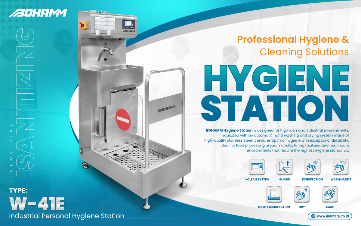 BOHAMM - Heavy Duty Industrial Personal Hygiene Station 