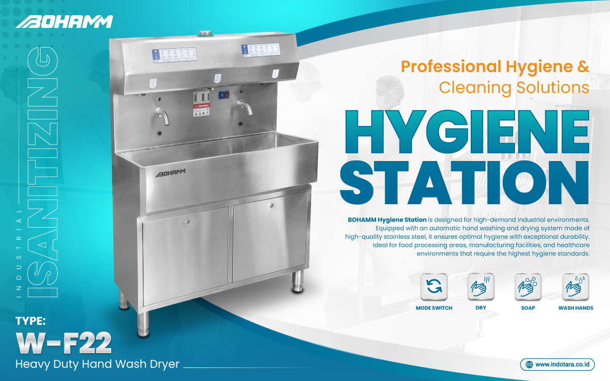 BOHAMM - Heavy Duty Industrial Personal Hygiene Station 