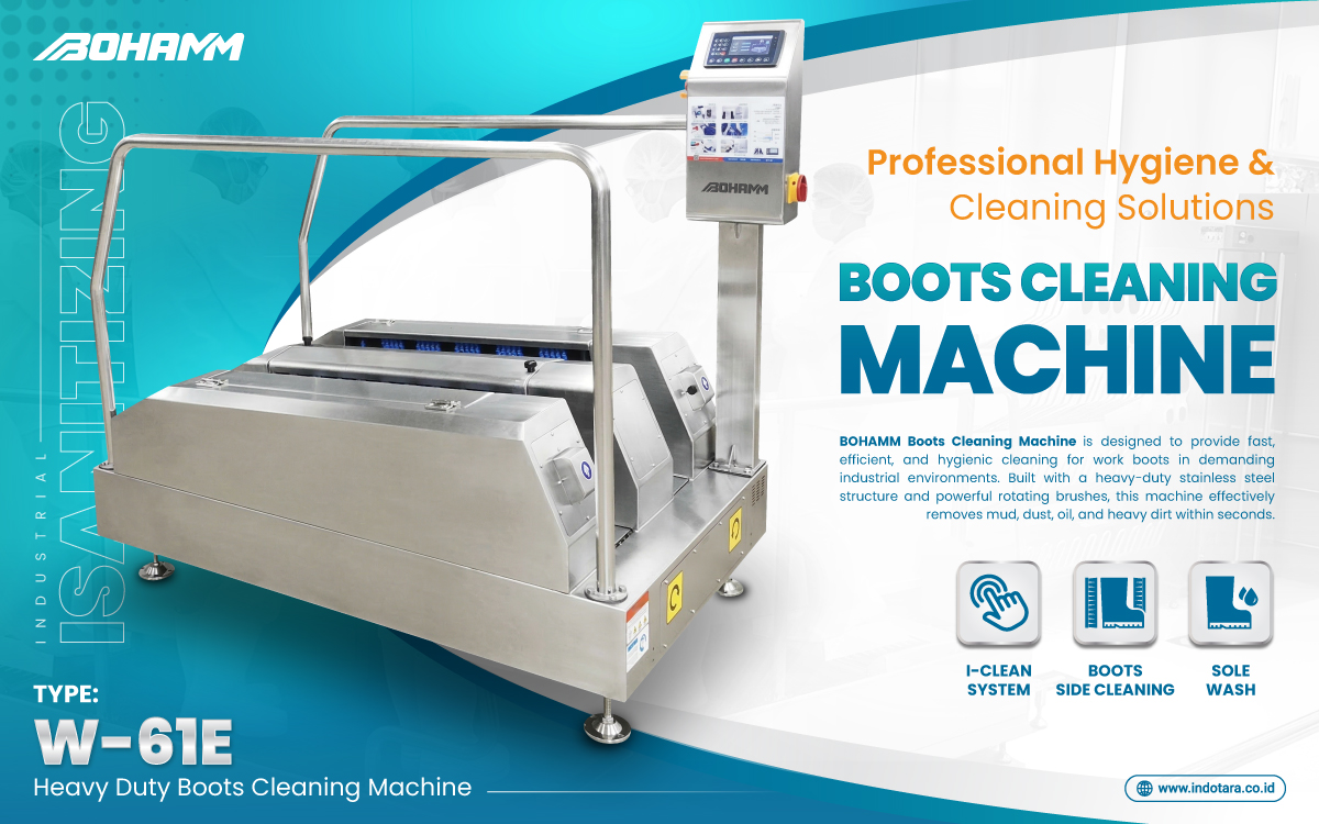 Valter Best Cleaning Machine Equipments BOHAMM - Heavy Duty Industrial Personal Hygiene Station