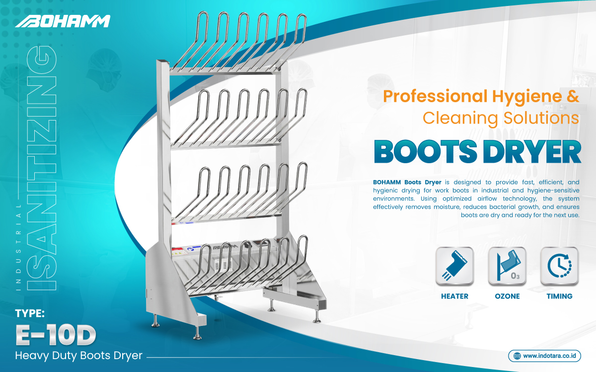 Bohamm Best Industrial Sanitizing Equipments BOHAMM - Heavy Duty Industrial Personal Hygiene Station