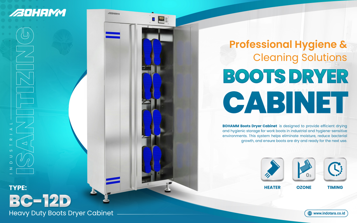 Bohamm Best Industrial Sanitizing Equipments BOHAMM - Heavy Duty Industrial Personal Hygiene Station