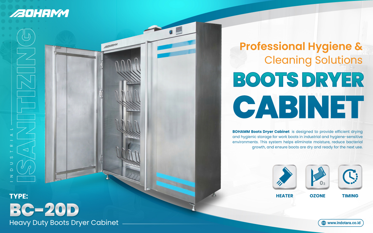 Bohamm Best Industrial Sanitizing Equipments BOHAMM - Heavy Duty Industrial Personal Hygiene Station