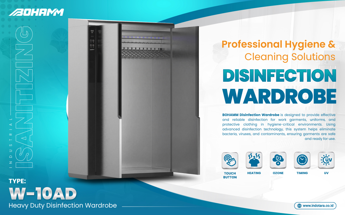 BOHAMM - Heavy Duty Industrial Personal Hygiene Station 