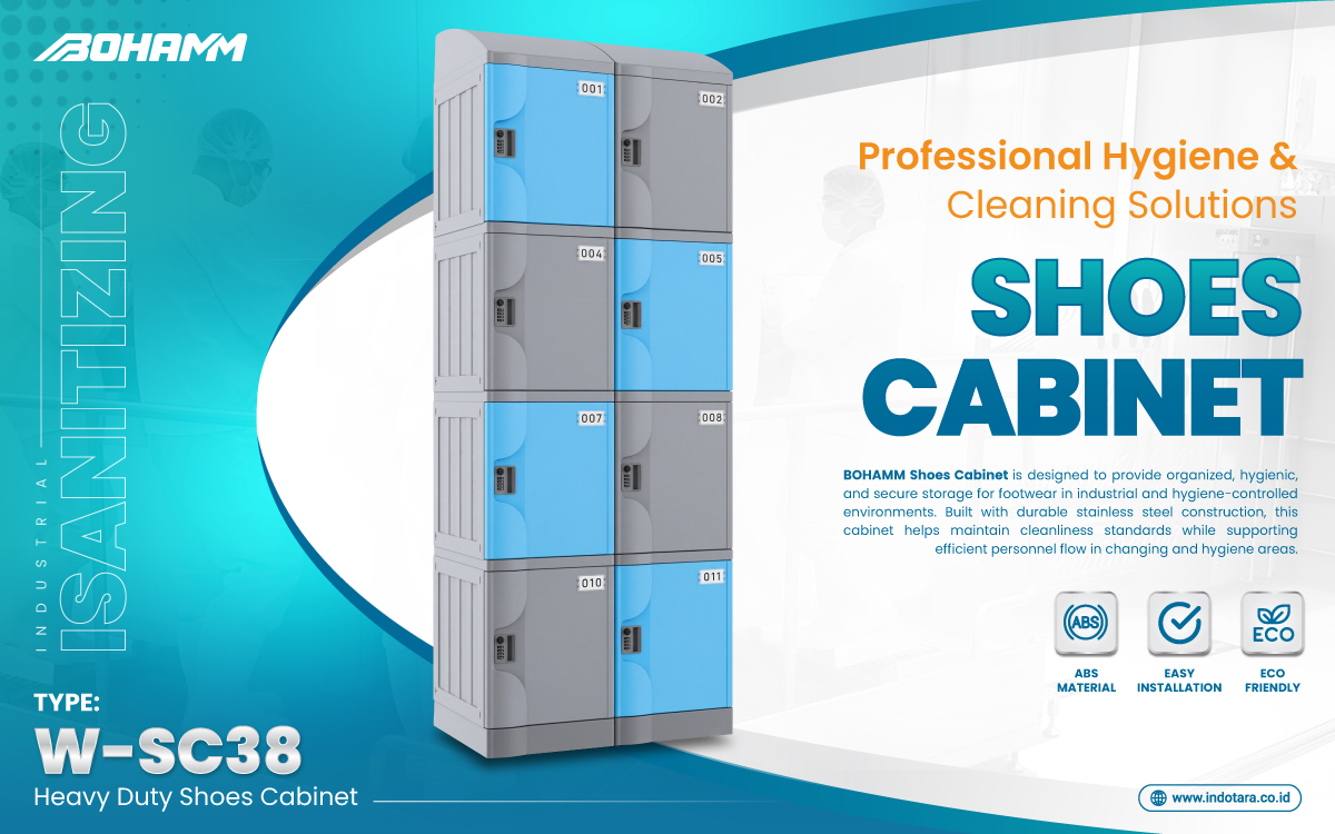 BOHAMM - Heavy Duty Industrial Personal Hygiene Station 