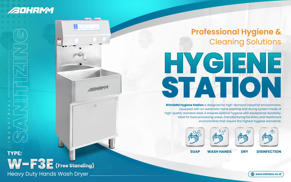 BOHAMM - Heavy Duty Hands Wash Dryer 