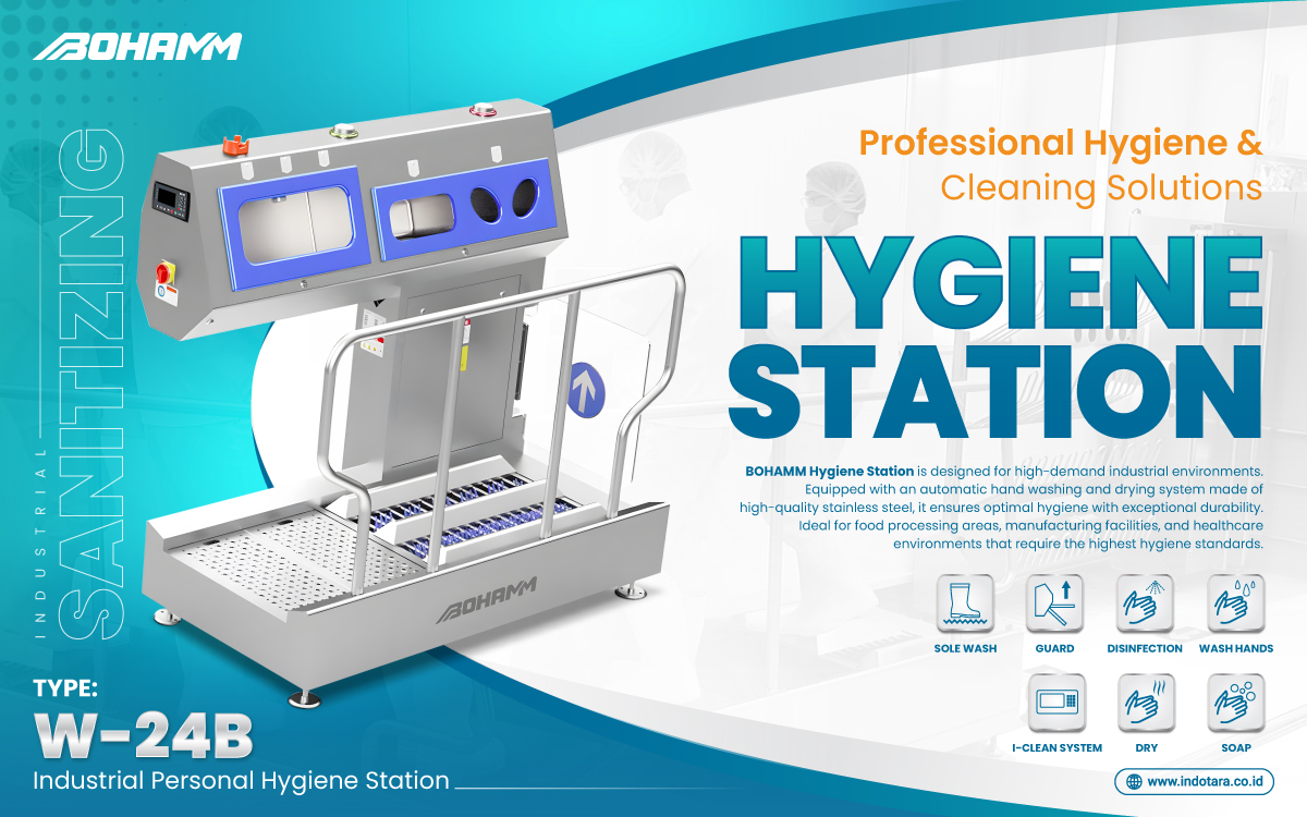 BOHAMM - Heavy Duty Industrial Personal Hygiene Station 