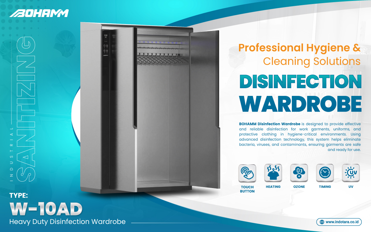 BOHAMM - Heavy Duty Industrial Personal Hygiene Station 