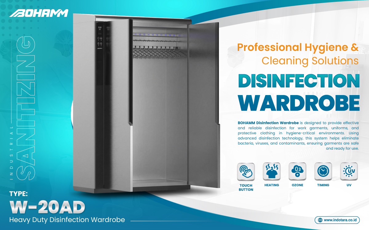 BOHAMM - Heavy Duty Industrial Personal Hygiene Station 