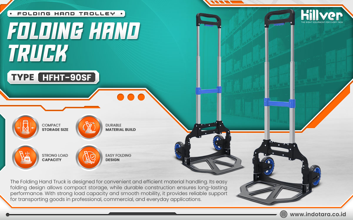Jual Hillver Folding Hand Trolley Folding Hand truck