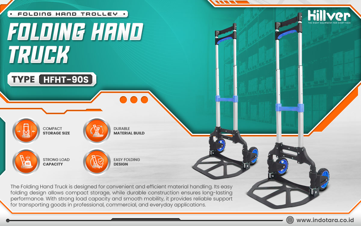 Jual Hillver Folding Hand Trolley Folding Hand truck