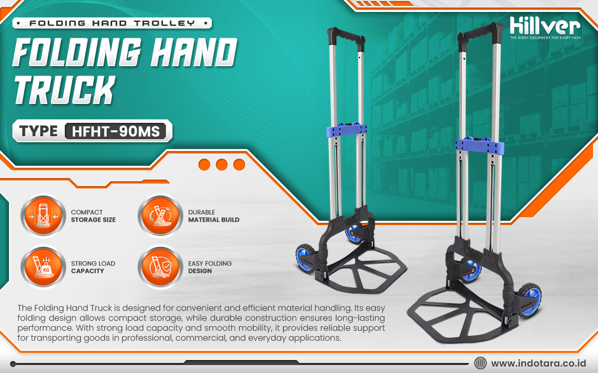Jual Hillver Folding Hand Trolley Folding Hand truck