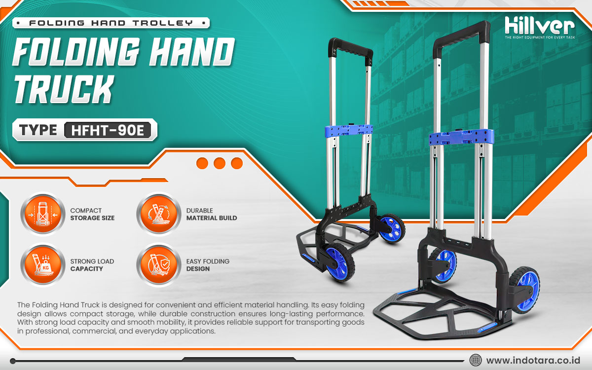 Jual Hillver Folding Hand Trolley Folding Hand truck