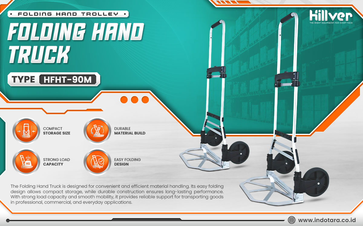 Jual Hillver Folding Hand Trolley Folding Hand truck
