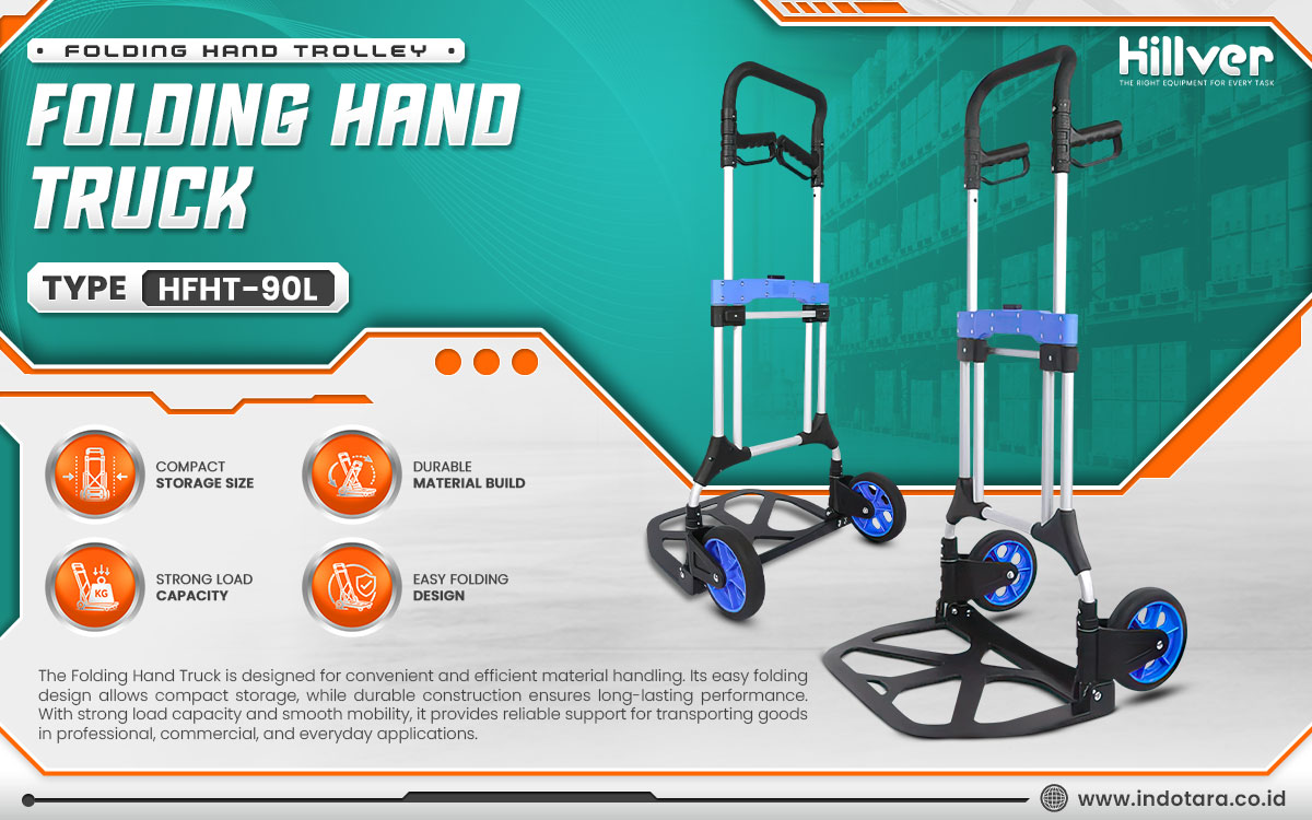 Jual Hillver Folding Hand Trolley Folding Hand truck